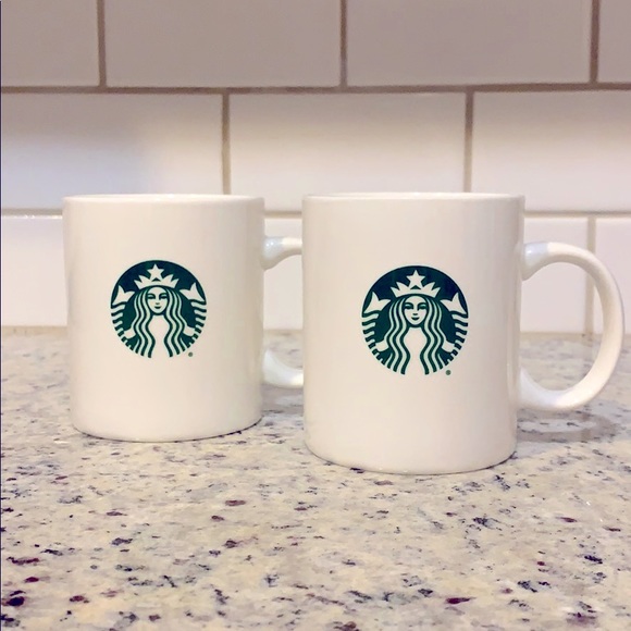 Pair of Starbucks mugs